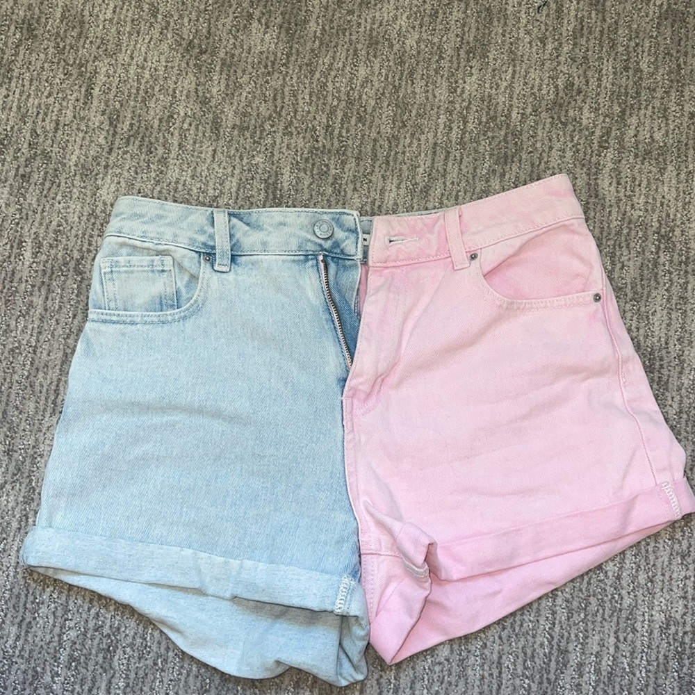 Pacsun two tone mom shorts